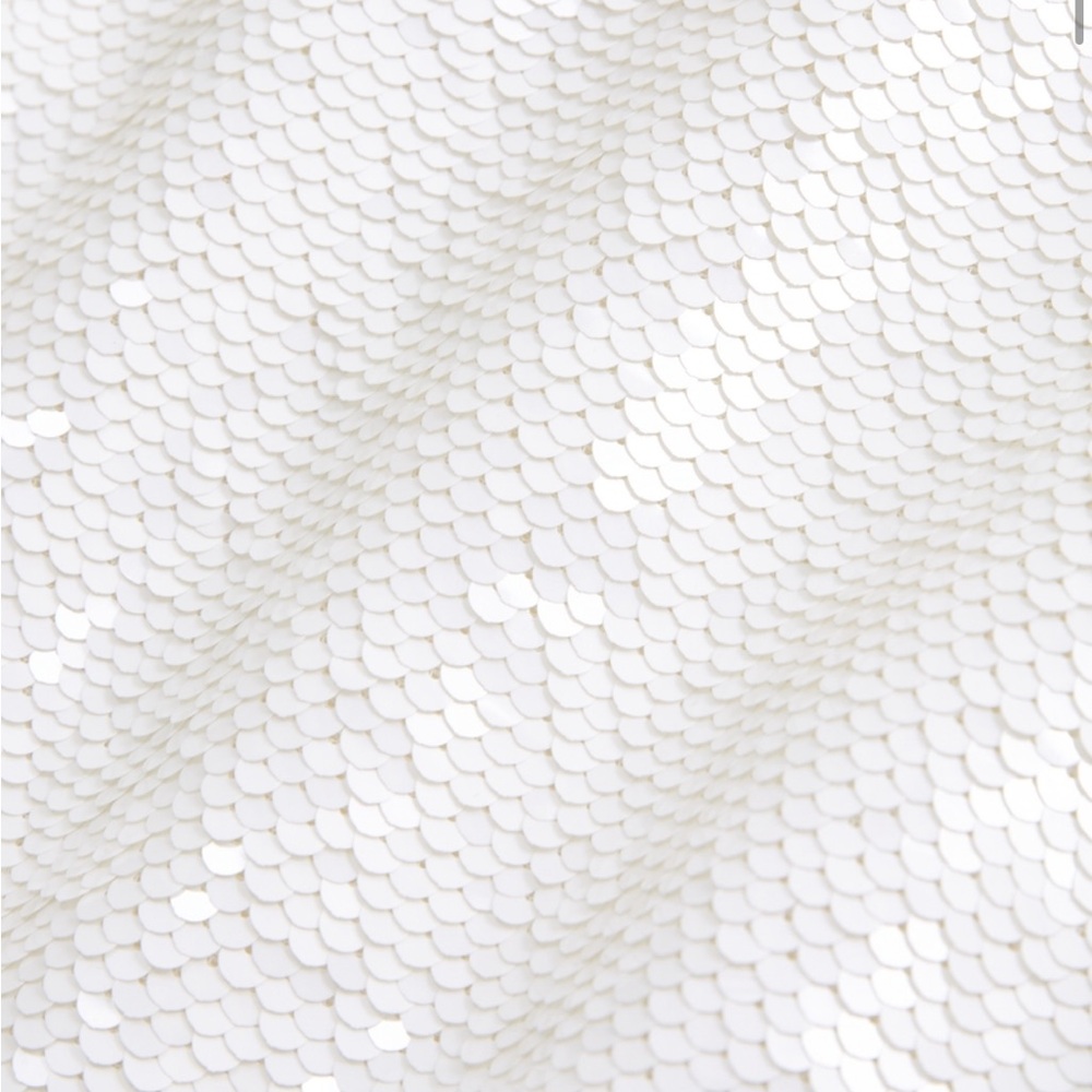 White sequin mini skirt - Picture 2 of 2